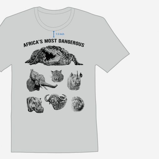 Africa's most dangerous crocodile tshirt