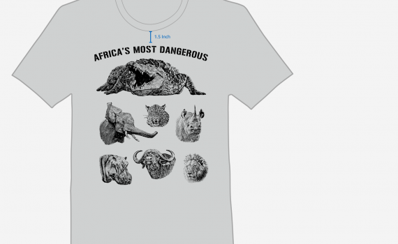 Africa's most dangerous crocodile tshirt