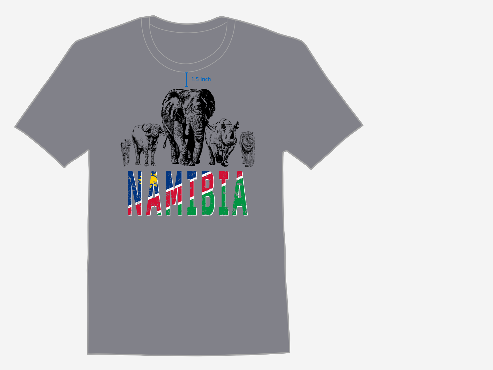 Big 5 Namibia T-shirt